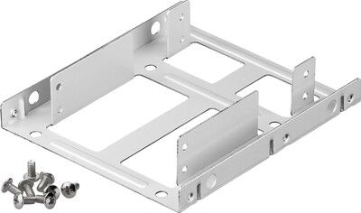 Montážna sada na HDD z 3.5" na 2x 2.5" strieborný