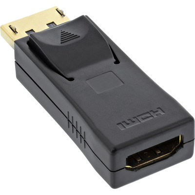 Adaptér DisplayPort/HDMI M/F priama čierne  skrátená