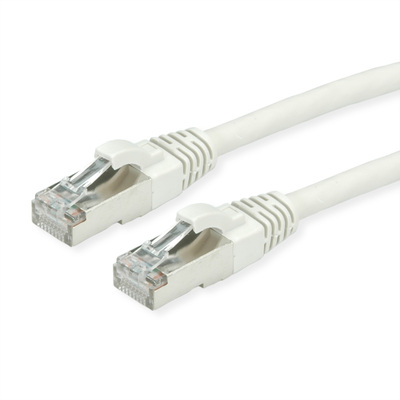 S/FTP (PiMF) Patchkábel LSOH 0.5m cat.7, sivý, Cu