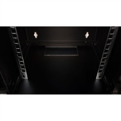 10" Rack na stenu 6U, čierny, 330x312x300mm (HxWxD), RAL9005