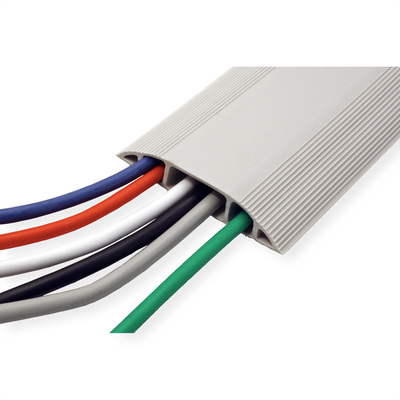 Káblový tunel na káble prechodová lišta 3000x83mm, DATAFLEX, PVC, sivý
