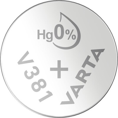 Batéria VARTA Watch do hodiniek V381 (1ks) 1.55V 45mAh (SR55 V391)