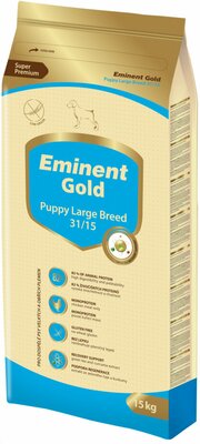 Krmivo EMINENT DOG GOLD PUPPY LARGE BREED 31/15, pre sťeňatá a matky veľkých a obrích plemien,15kg