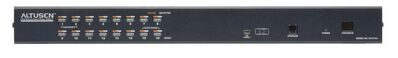 KVM switch/prepínač cez IP, 16PC, 32 remote users, 1 local, VGA, PS2+USB, HotKeys, OSD, Pushbutton