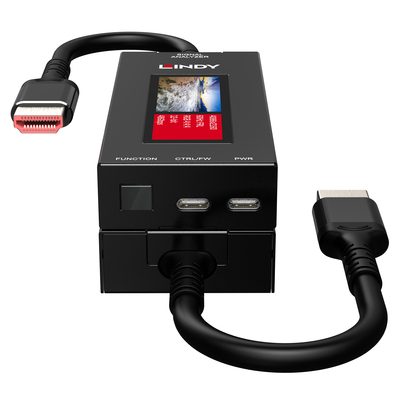 Profesionálny analyzátor HDMI 2.1 signálu s LCD displejom, 8K@60Hz, HDCP2.3, 40Gb/s, USB-C
