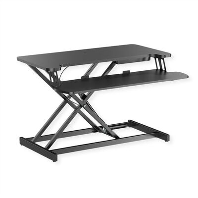 Stojan nastaviteľné pracovisko, 800x400mm, Sit - Stand Up, čierny