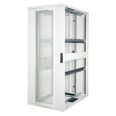19" Rack na podlahu 42U, 1970x800x1200mm (HxWxD), PRO, sivý