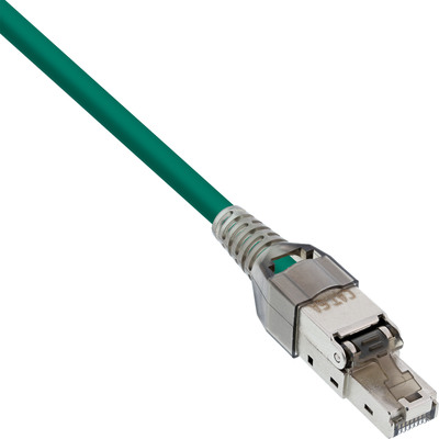 Konektor 8/8 RJ45 cat.6a/7, 10Gbit, na drôt, montáž bez klieští AWG 23-26