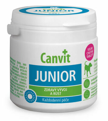 Canvit Junior výživový doplnok pre šteňatá a mladé psy, 230tbl. 230g