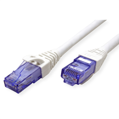 UTP Patchkábel LSOH 0.3m cat.6a, biely, Cu, Component Level