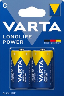 Batéria VARTA Longlife Power Alkalická C Baby (2ks) 1.5V (LR14) 2BL