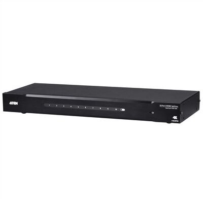 Video distribútor/splitter HDMI 1IN/10OUT UHD 4K@60Hz, RS232, 18G, čierny