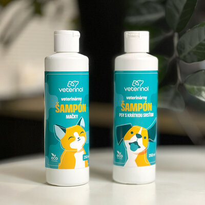 VETERINOL šampón pre psy s dlhou srsťou 250ml