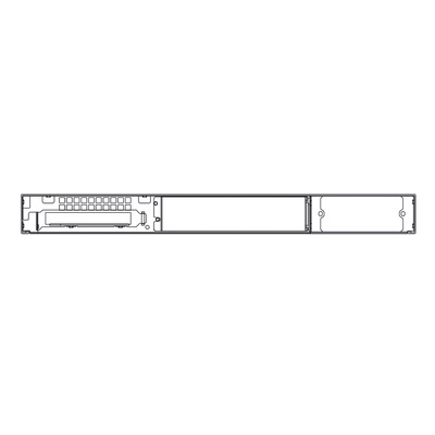 19" PC skrinka do racku, 1U, (HxWxD) 44.5x482x278mm, čierna