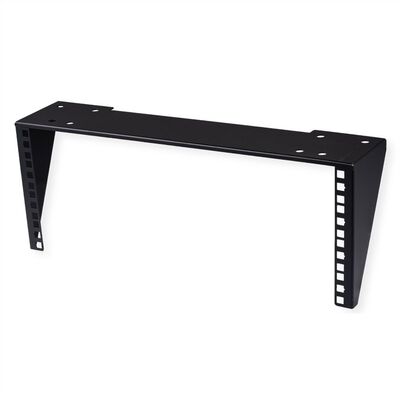 Konzola pre 19" komponenty, nástenná/pod stôl, 4U, čierna