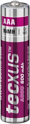 Batéria Tecxus nabíjacia AAA (4ks) 1.2V 600mAh NiMH (HR03) 4BL