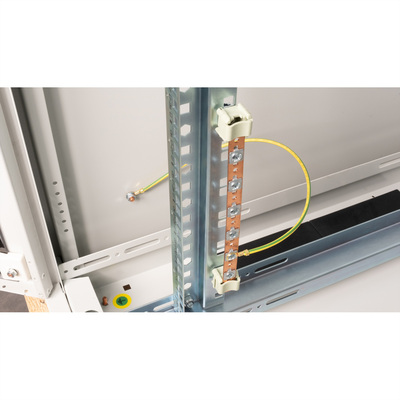 Uzemňovacia lišta, 220mm, vrátane uzemnenia