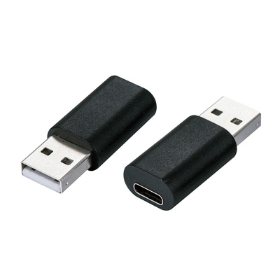 Adapter USB 2.0 Typ C, AM/CF, 480Mbps, Dongle, čierny
