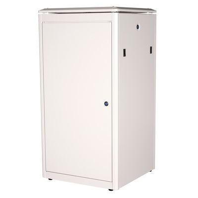 19" Rack na podlahu 22U, 1164x600x600mm (HxWxD), PRO, sklenené dvere, sivý