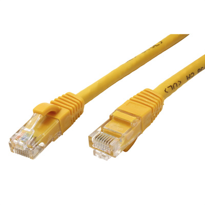 UTP Patchkábel 5m cat.6a, žltý, Cu