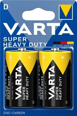 Baterka VARTA Superlife Zinc-Carbon D Mono (2ks) 1.5V (R20) 2BL