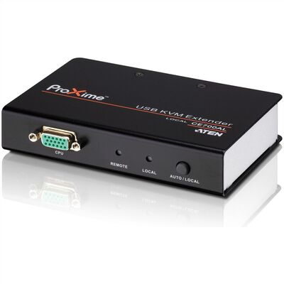 Predĺženie KVM cez TP do 150m, VGA, USB, RS-232, Dual Remote (lokálne ovládanie/monitor)