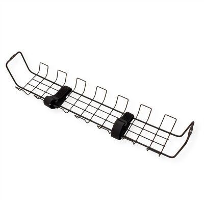 Káblový organizér, žľab na káble pod stôl, 600x132x99mm (DxHxV), čierny, 2ks/bal