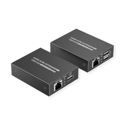 Predĺženie KVM cez TP do 70m (1080p) /40m (4K@30Hz), HDMI, USB