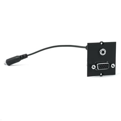 Modul pre BACHMANN, VGA + 3.5mm stereo jack, F/F, čierny