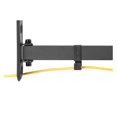 Držiak pre monitor / TV 23 - 42" na stenu, max 25kg, rameno 1070mm, VESA 75/100/200, čierny
