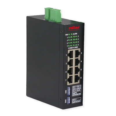 Switch Gigabit, 8port, Layer2, Smart Managed, priemyselný