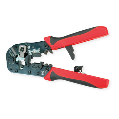 Kliešte krimpovacie na konektor RJ45 (8P8C), s nastavitelnou čeľustou pre konektor na lanko / drôt
