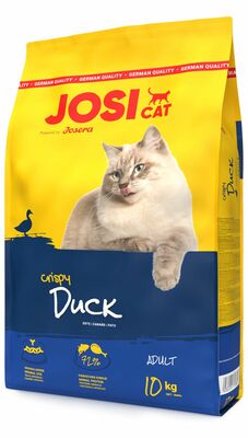 Krmivo pre mačky JOSICAT Crispy Duck, 8+2 kg