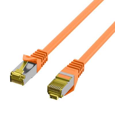 S/FTP (PiMF) Patchkábel LSOH 20m cat.7, oranžový, Cu