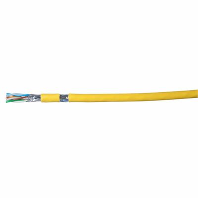 S/FTP (PiMF) drôt LSOH 500m cat.7a, CPR Cca, FRNC-C, AWG23, 1200Mhz, 10GBase-T, žltý, meď
