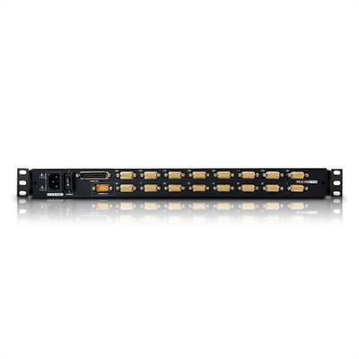 KVM konzola 19" LCD, 16PC, VGA, USB, PS2, SINGLE RAIL (LAYOUT: GB)