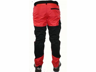 Nohavice BORA, psovodské, nepremokavé, ľahko čistiace, červené, XL