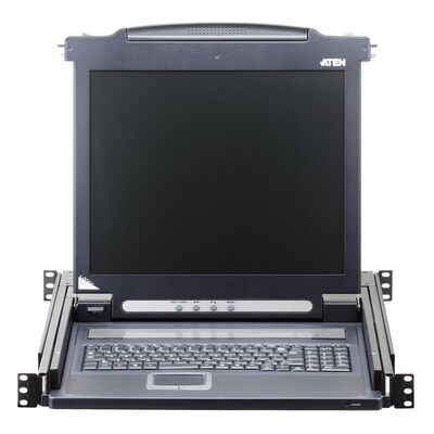 KVM konzola 17" LCD, 1 port, VGA, PS/2, DE layout