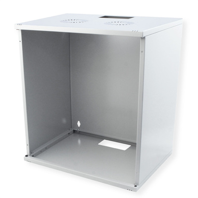 19" Rack na stenu 12U, sivý, 595x540x400 mm (HxWxD), RAL7035, BASIC