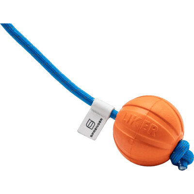 Lopta plávajúca penová FOAM s priemerom 7cm, so šnúrkou 30cm, netoxický polymér, oranžová, HS