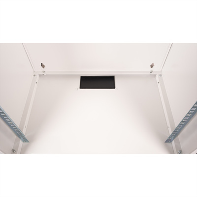 19" Rack na stenu 12U, sivý, 595x540x400 mm (HxWxD), RAL7035, BASIC