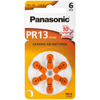 Baterka Panasonic Hearing Aid PR48V (6ks) 1.4V 310mAh (V13 DA13 S13A PR13 HA13) 6BL