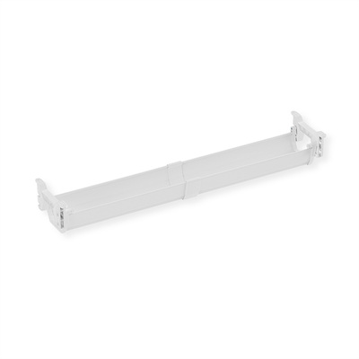 Káblový organizér, žľab na káble pod stôl, plast (ABS), 449 x 182 x 118 mm (DxHxV), biely, 2ks/bal