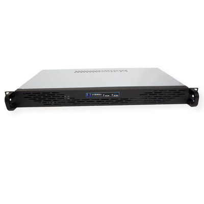 19" PC skrinka do racku, 1U, (HxWxD) 44.5x482x278mm, čierna