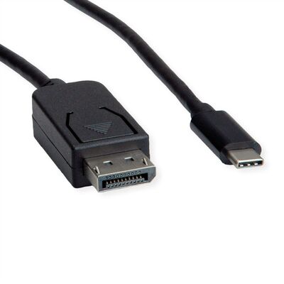 Kábel USB 3.1 Typ C na DisplayPort M/M 3m, 4K@60Hz UHD, čierny