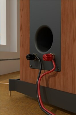 Reproduktorový kábel audio 2x2.5mm², 10m, meď, OFC (99,9% oxygen-free copper), červeno/čierny