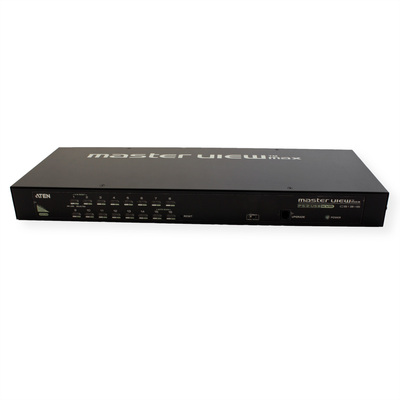 KVM switch/prepínač 16PC, VGA, PS2+USB, OSD