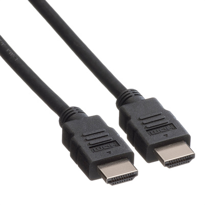 Kábel HDMI M/M 2m, High Speed+Eth, 4K@30Hz, HDMI 1.4, čierny, LSOH