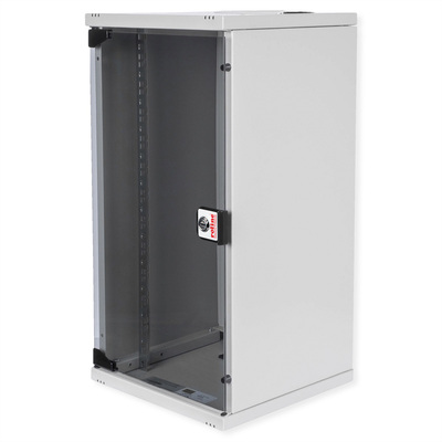 10" Rack na stenu 12U, sivý, 595x312x300mm (HxWxD), RAL7035