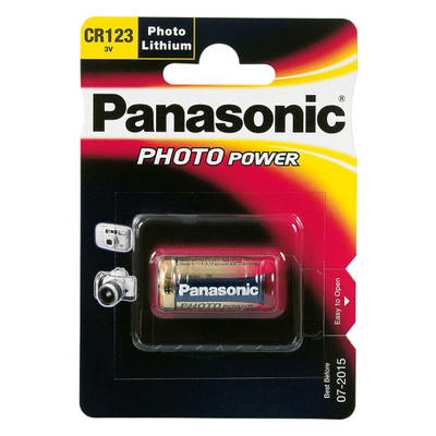 Baterka Panasonic Photo Power Lítiová CR123A 3V (CR-123AL) 1BL